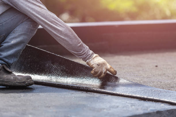 Professional Waterproofing technician working in Hydes, MD